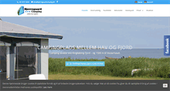 Desktop Screenshot of bjerregaardcamping.dk